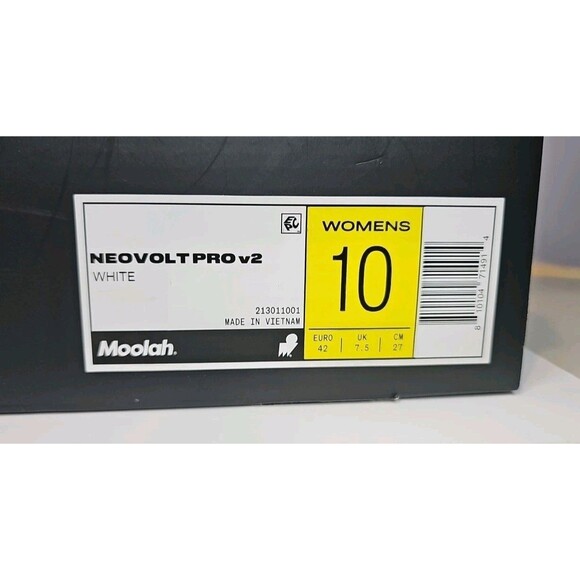 Moolah Women's Neovolt Pro v2 Basketball Shoes White Size 10 New With Box - Picture 9 of 11